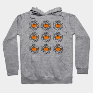 Sunflower Pumpkin Patch Pattern Design for her Hoodie